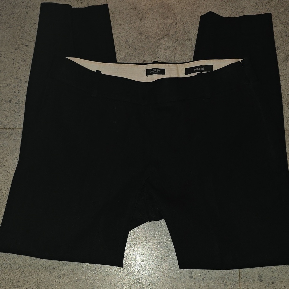 J. Crew Classic Black Trousers